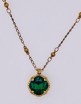 Cushion-Cut Pendant Necklace