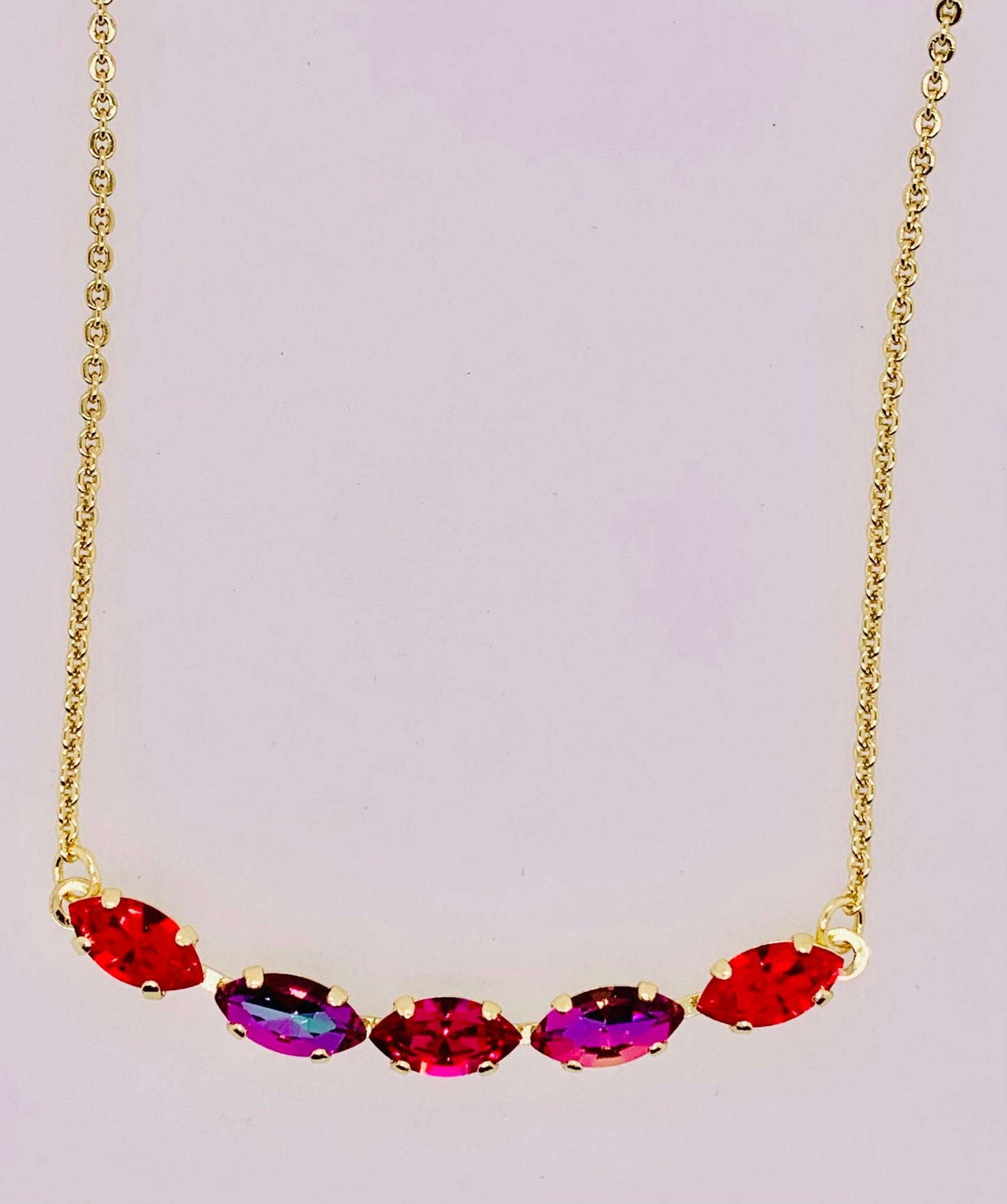 Clarissa Repeating Tennis Necklace