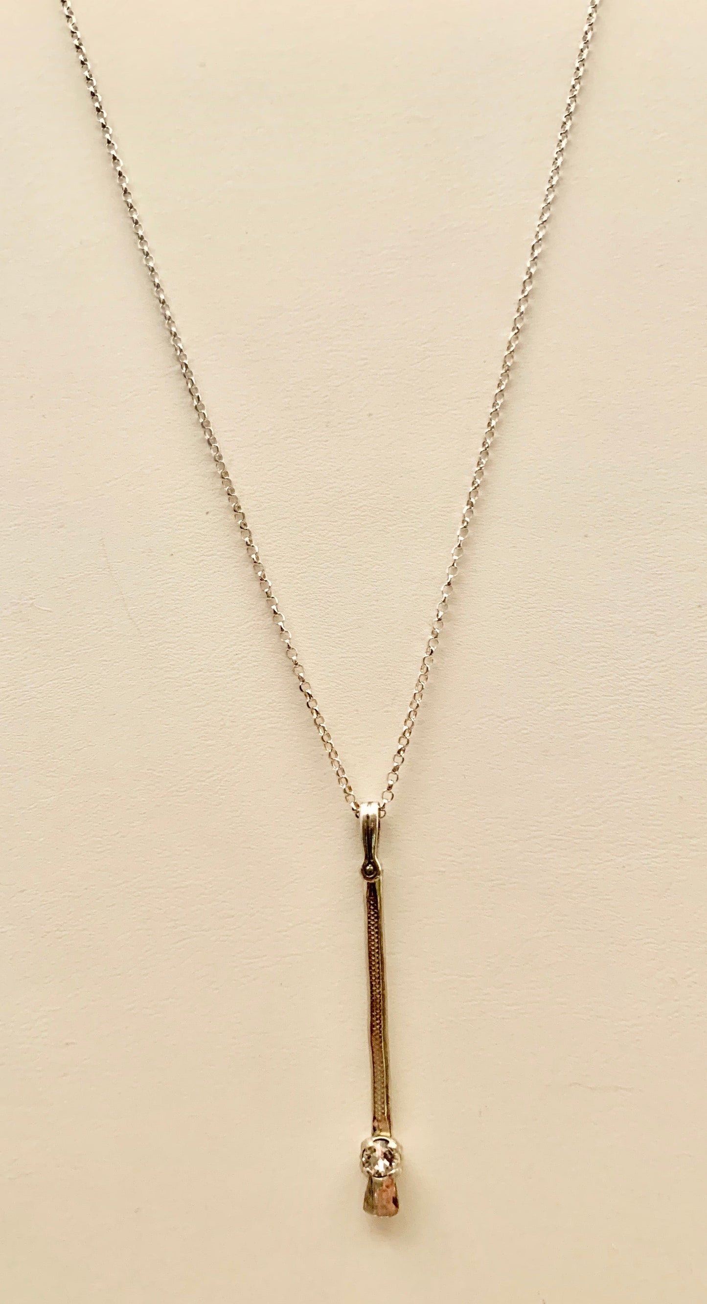 Earth Grace Silver Slide Pendant