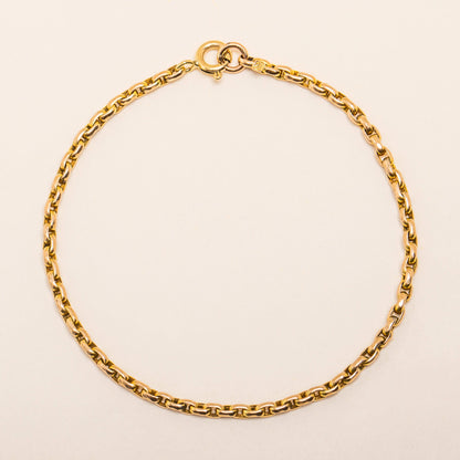 7 Antique 9ct Gold Belcher Bracelet